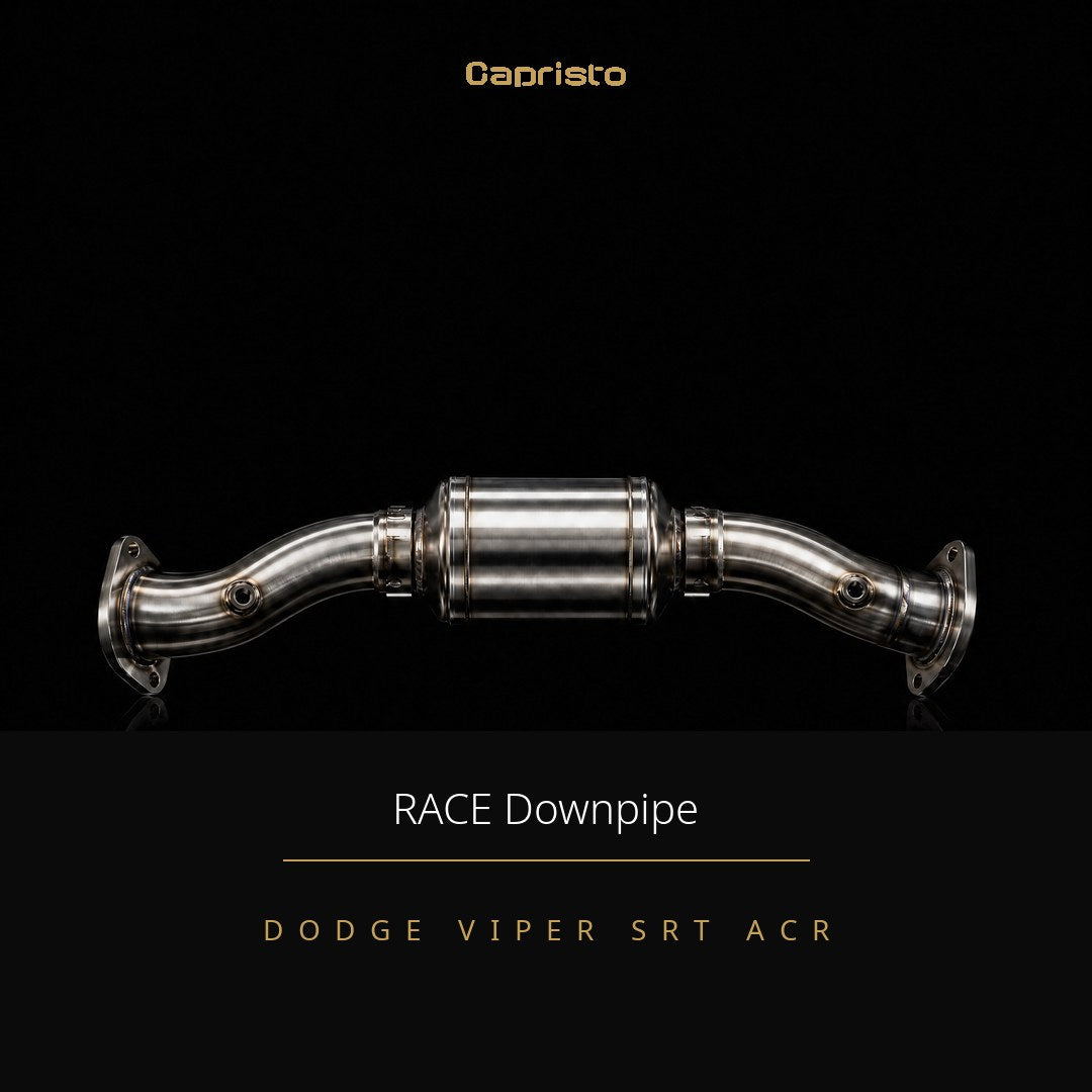 Capristo RACE Downpipes 250Z Sportkat mit Hitzeschutz – Dodge Viper SRT ACR