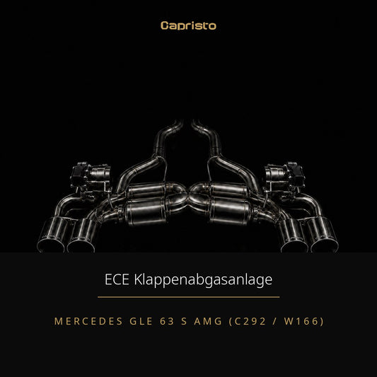 ECE Capristo Klappenabgasanlage – Mercedes GLE 63 S AMG (C292)