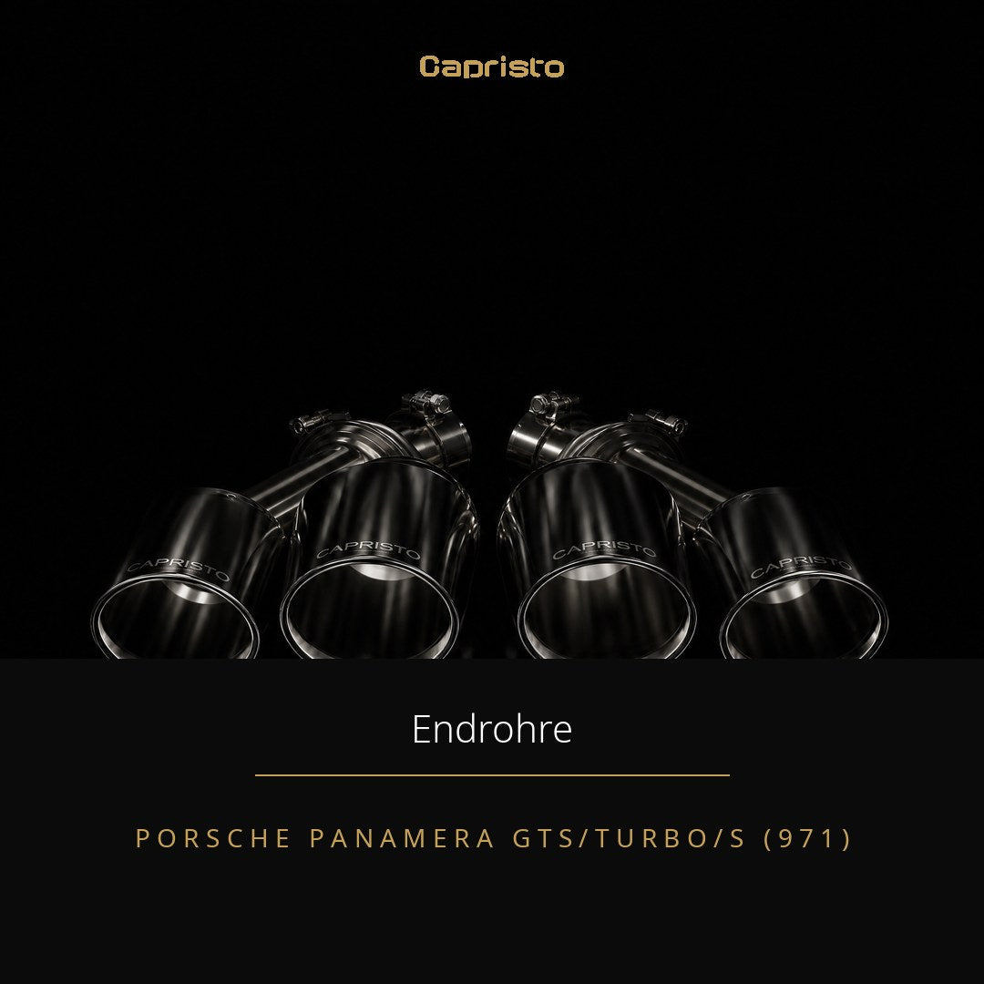 RACE Capristo Klappenabgasanlage (Carbon-Endrohre) – Porsche Panamera Turbo/S (971)