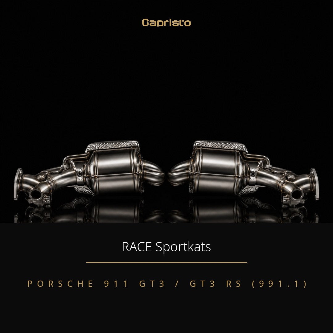 RACE Capristo 250-Zellen Sportkatalysator – Porsche 911 GT3 (991.1)