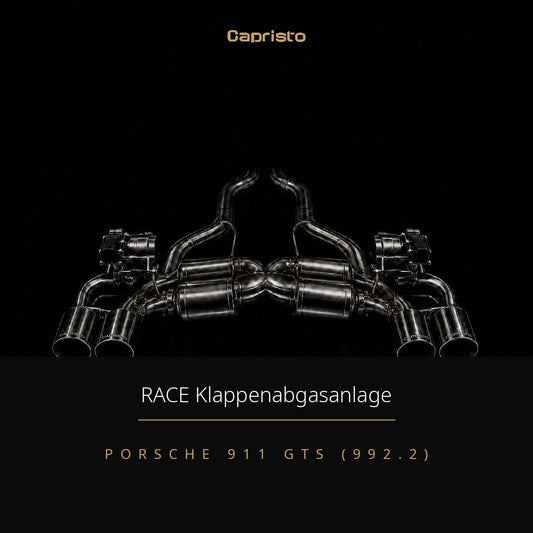 RACE Capristo Klappenabgasanlage – Porsche 911 GTS (992.2)