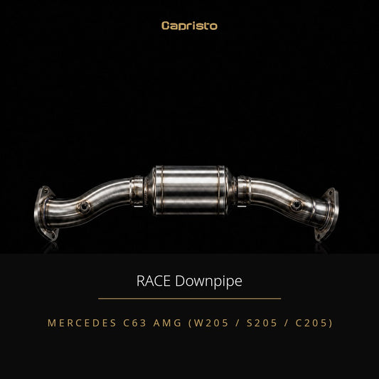 RACE Capristo Downpipes 100 Zellen – Mercedes C63 AMG (W205)