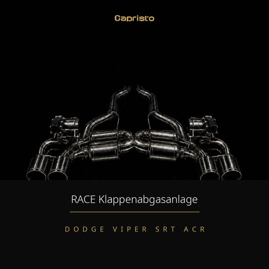 Capristo RACE Klappenabgasanlage mit CES-3 inkl. Hitzeschutz – Dodge Viper SRT ACR