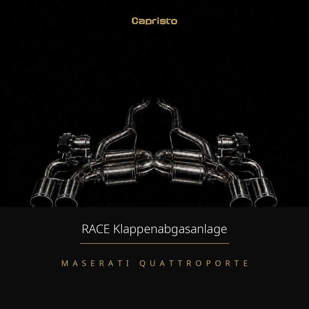 Capristo RACE Klappenabgasanlage mit EVCU-1 – Maserati Quattroporte