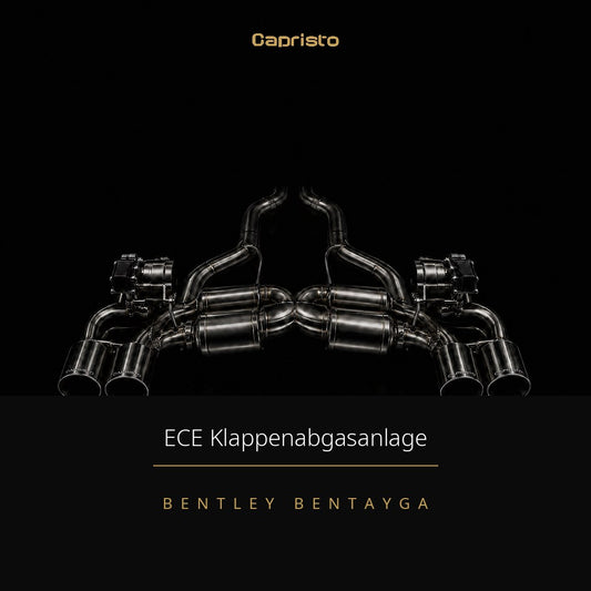 Capristo ECE Klappenabgasanlage mit CES-3 – Bentley Bentayga W12
