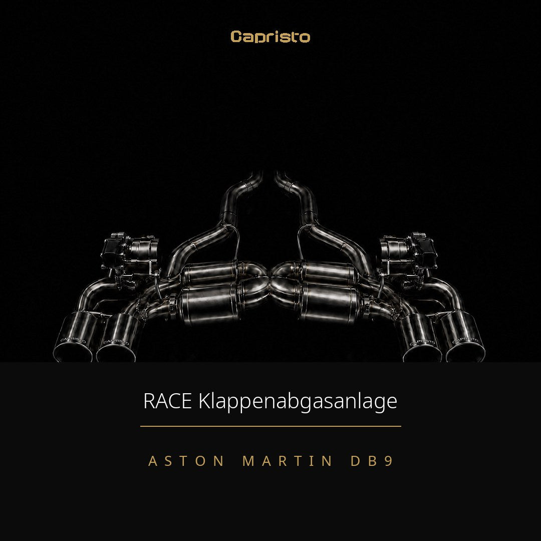 Capristo RACE Klappenabgasanlage – Aston Martin DB9