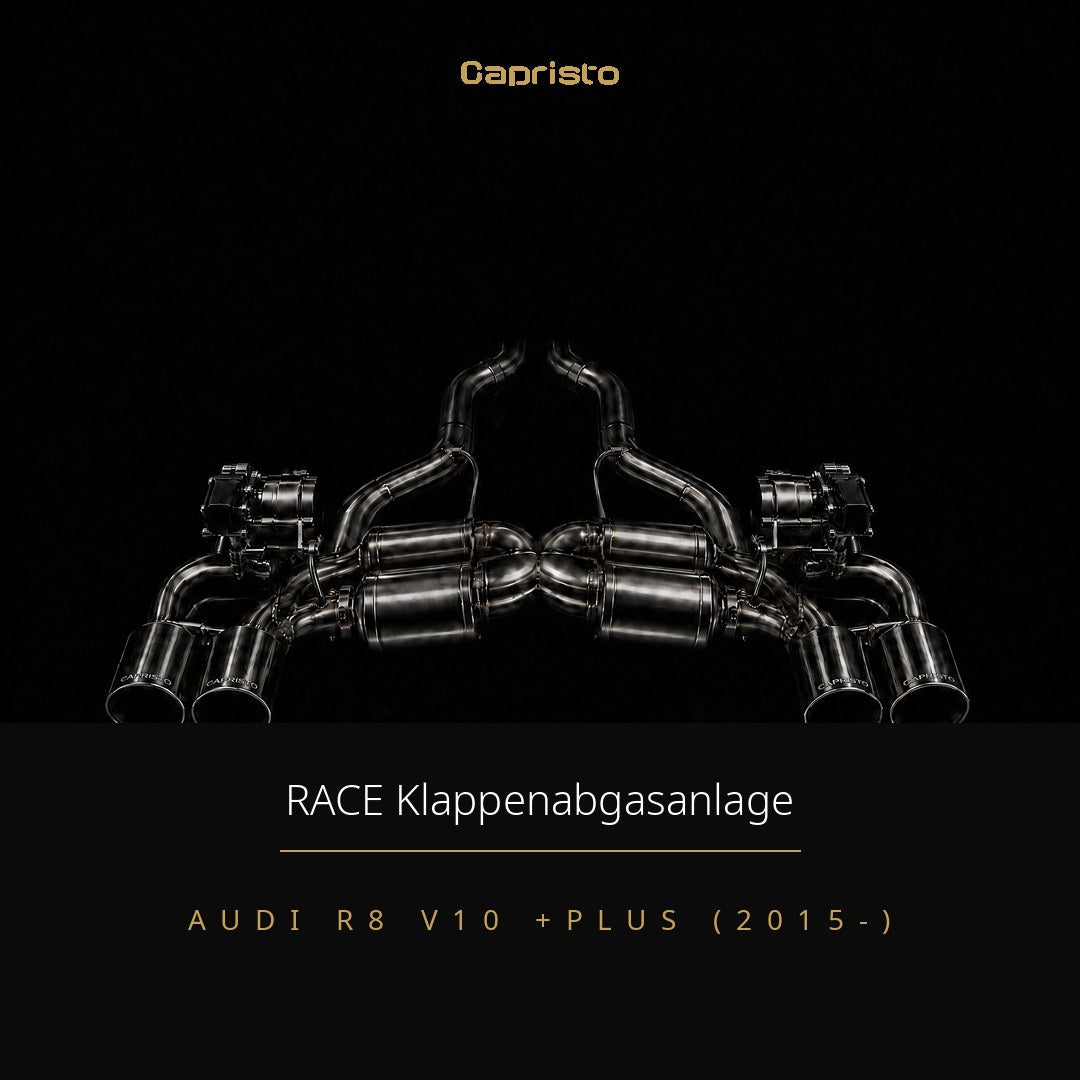 Capristo RACE Klappenabgasanlage mit EVCU-1 – Audi R8 V10 +Plus (2015-)