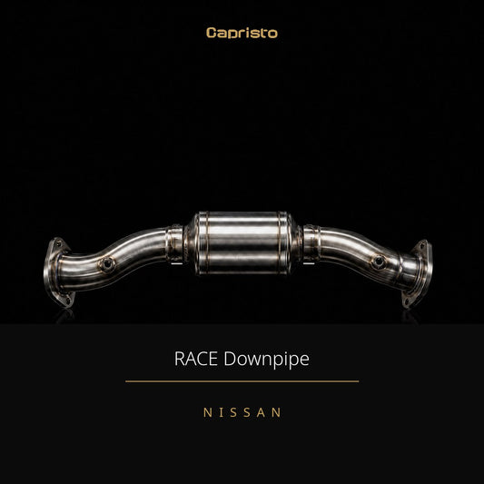 RACE Capristo Downpipe mit 100-Zellen Sportkat – Nissan GT-R (R35)