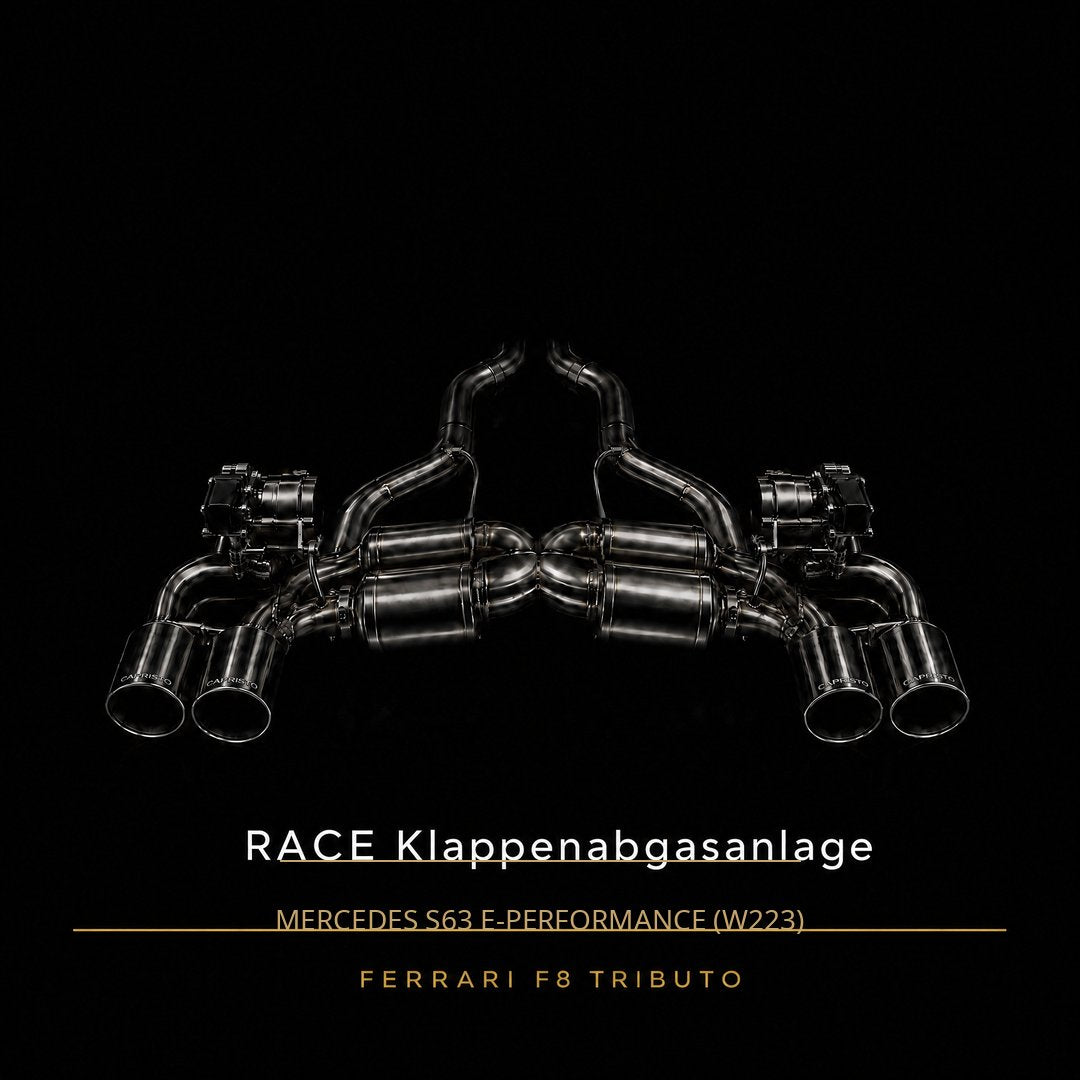 RACE Capristo Klappenabgasanlage – Mercedes S63 E-Performance (W223)