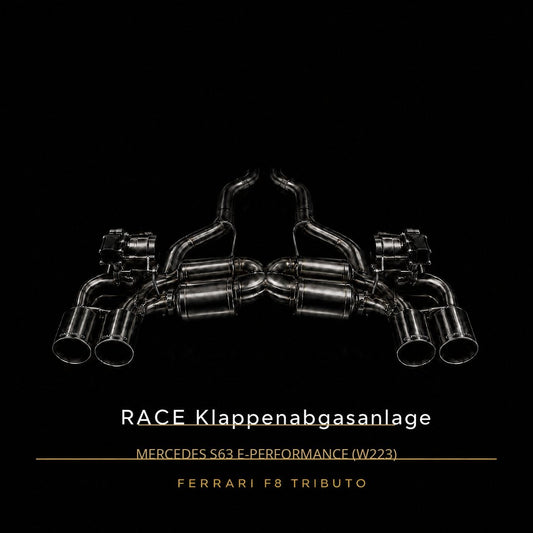 RACE Capristo Klappenabgasanlage – Mercedes S63 E-Performance (W223)