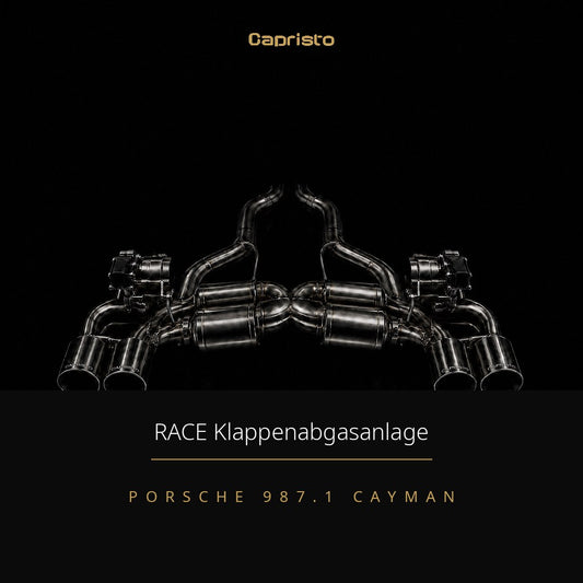 RACE Capristo Klappenabgasanlage – Porsche Cayman (987 MK1)