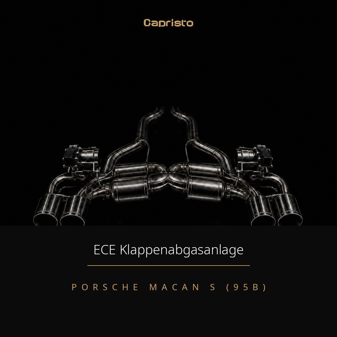 ECE Capristo Klappenabgasanlage – Porsche Macan S / Turbo (95B)