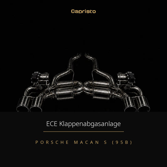 ECE Capristo Klappenabgasanlage – Porsche Macan S / Turbo (95B)