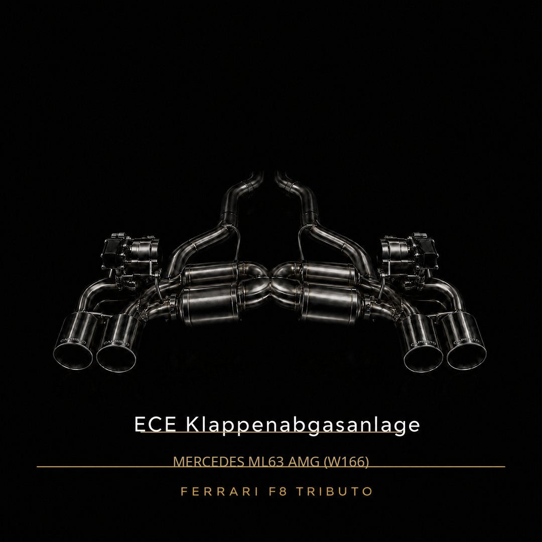 ECE Capristo Klappenabgasanlage – Mercedes ML63 AMG (W166)