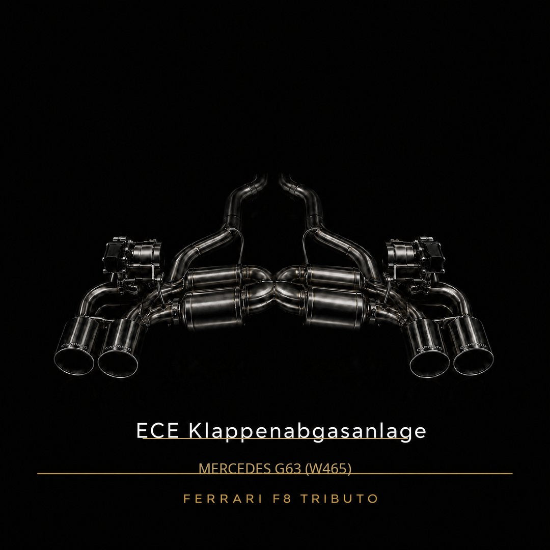 ECE Capristo Klappenabgasanlage – Mercedes G63 (W465)