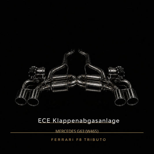 ECE Capristo Klappenabgasanlage – Mercedes G63 (W465)