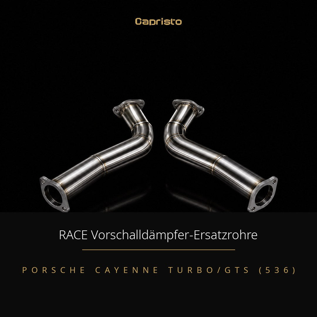 RACE Capristo Vorschalldämpfer-Ersatzrohr – Porsche Cayenne V6 (536)