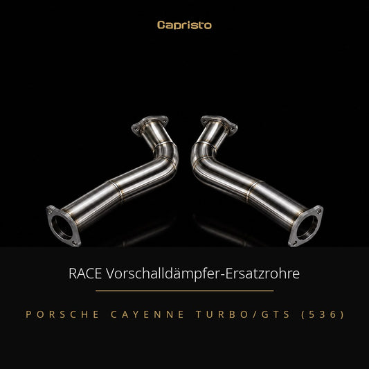 RACE Capristo Vorschalldämpfer-Ersatzrohr – Porsche Cayenne V6 (536)