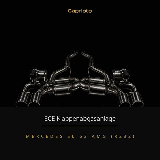 ECE Capristo Klappenabgasanlage – Mercedes SL 63 AMG (R232)