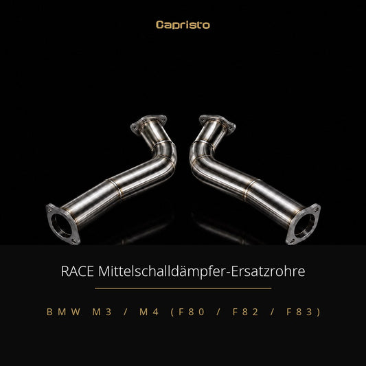 RACE Capristo Mittelschalldämpfer-Ersatz – BMW M3 / M4 (F80 / F82 / F83)