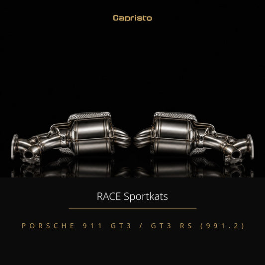 RACE Capristo 250-Zellen Sportkatalysator – Porsche 911 GT3 / GT3 RS (991.2)