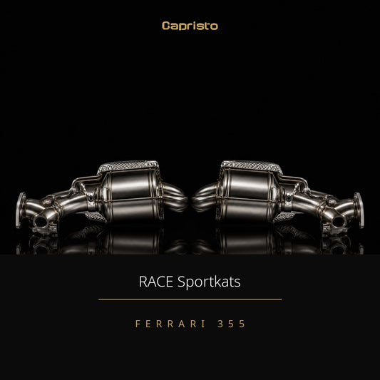 RACE Capristo 250-Zellen Sportkatalysator (ohne Hitzeschutz) – Ferrari 355