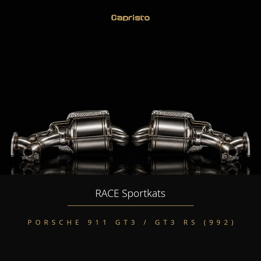 RACE Capristo 250-Zellen Sportkatalysator – Porsche 911 GT3 / GT3 RS (992)