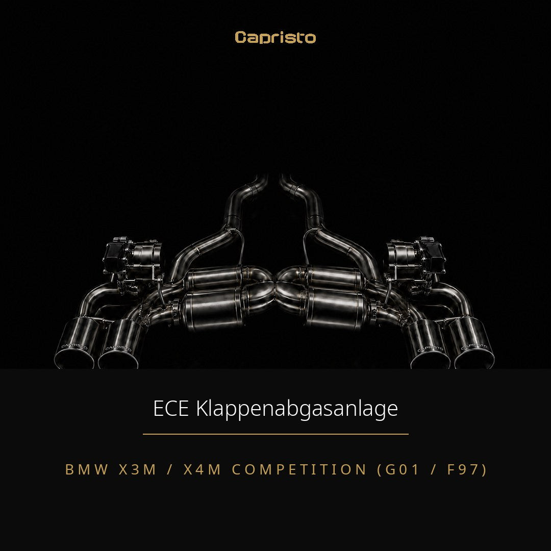 ECE Capristo Klappenabgasanlage – BMW X3M / X4M Competition (G01 / F97)
