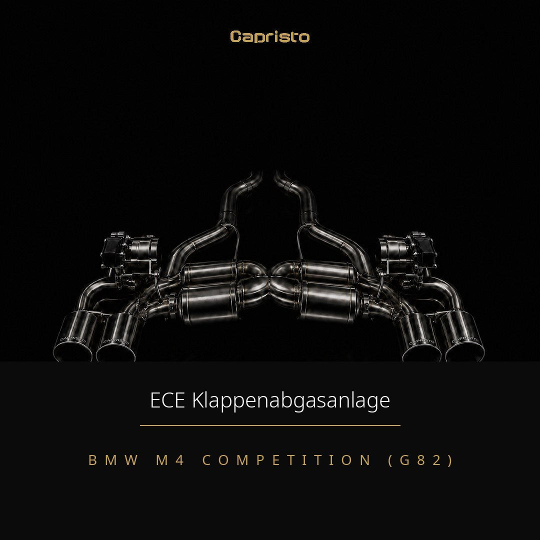 ECE Capristo Klappenabgasanlage – BMW M4 Competition (G82)