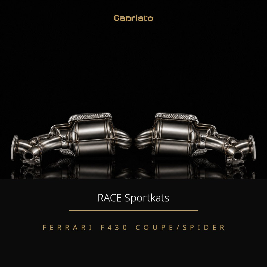 RACE Capristo 250-Zellen Sportkatalysator (ohne Hitzeschutz) – Ferrari F430