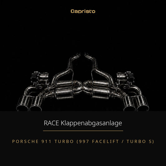RACE Capristo Klappenabgasanlage – Porsche 911 Turbo (997 Facelift / Turbo S)