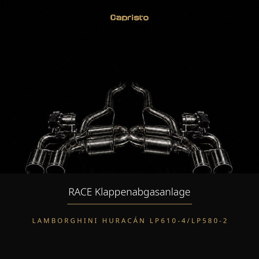 RACE Capristo Klappenabgasanlage mit Sportkats – Lamborghini Huracán LP610-4/LP580-2