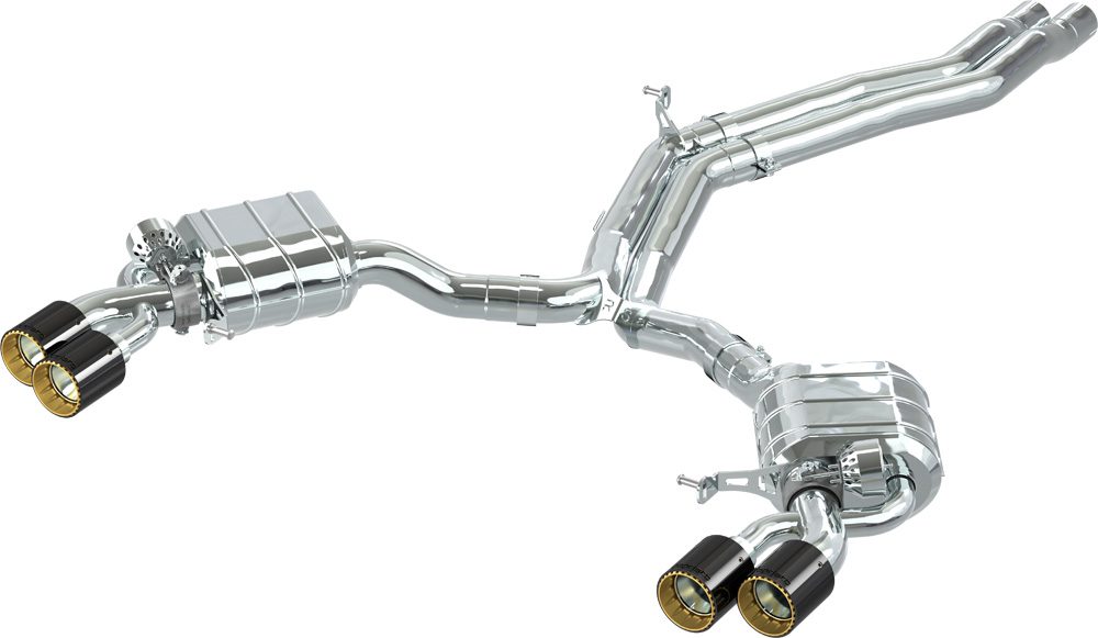 Capristo ECE Klappenabgasanlage inkl. Carbon-Endrohre – Audi RS4 (B9) - Bild 1
