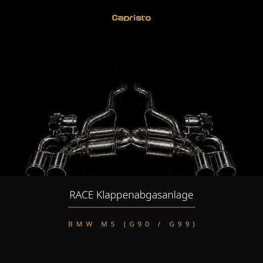 RACE Capristo Klappenabgasanlage (pneumatisch) – BMW M5 (G90 / G99)