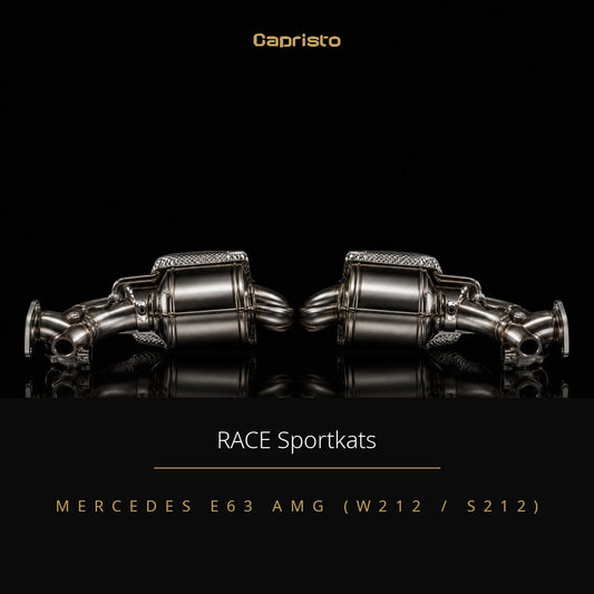 RACE Capristo Sportkatalysatoren 100 Zellen – Mercedes E63 AMG (W212 / S212)