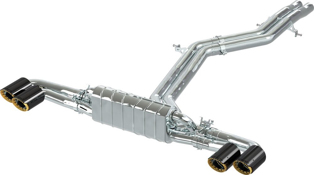 Capristo ECE Klappenabgasanlage mit OEM-Aktuatoren inkl. Wicrom-Endrohre – Audi S Q8 - Bild 1