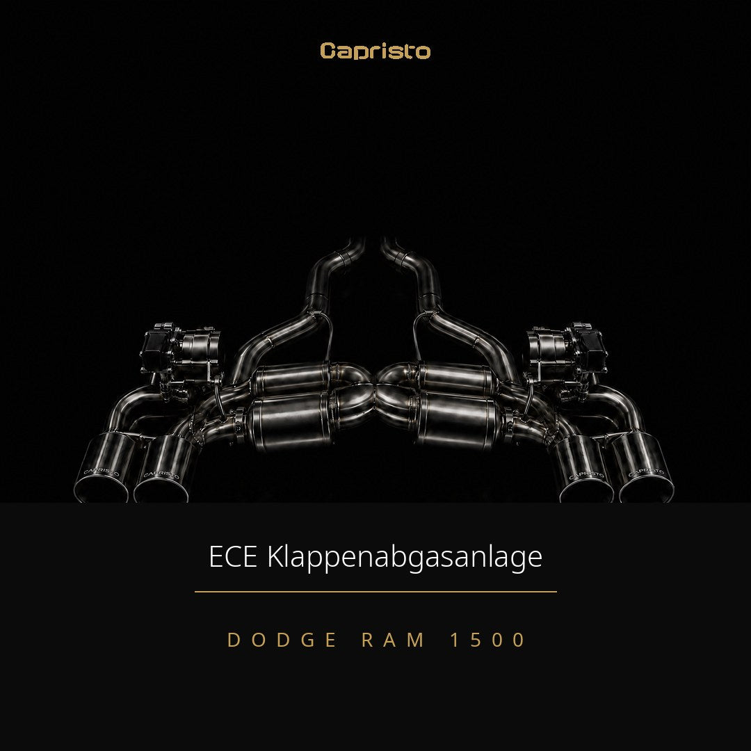 Capristo ECE Klappenabgasanlage mit CES-3 – Dodge Ram 1500
