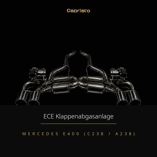 ECE Capristo Klappenabgasanlage – Mercedes E400 (C238 / A238)