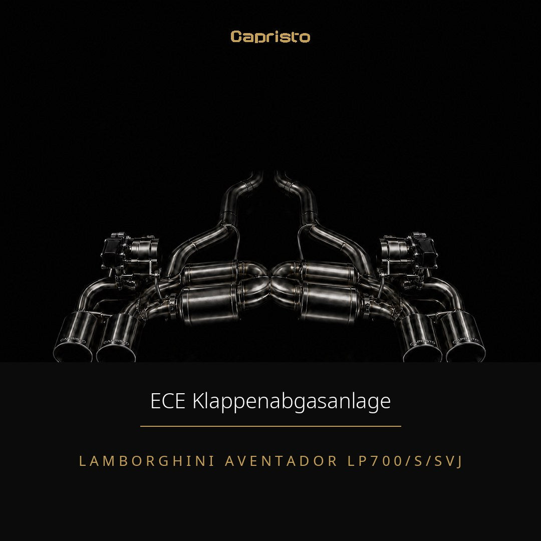 ECE Capristo Klappenabgasanlage – Lamborghini Aventador LP700/S/SVJ