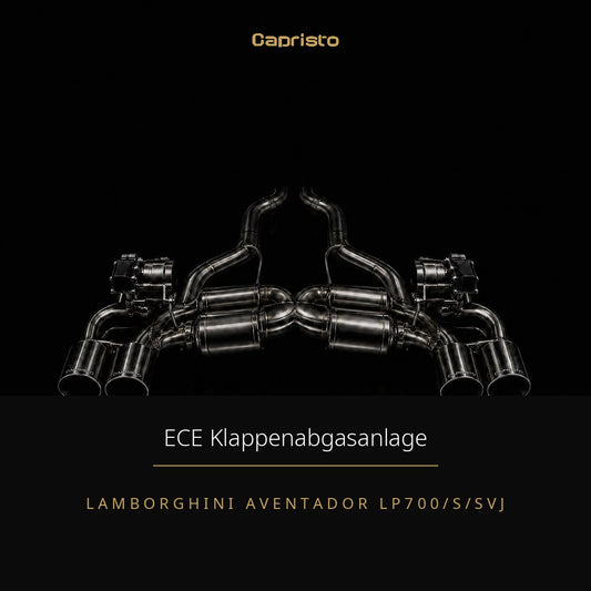 ECE Capristo Klappenabgasanlage – Lamborghini Aventador LP700/S/SVJ