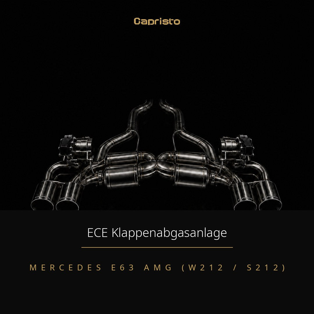 ECE Capristo Klappenabgasanlage – Mercedes E63 AMG (W212 / S212)