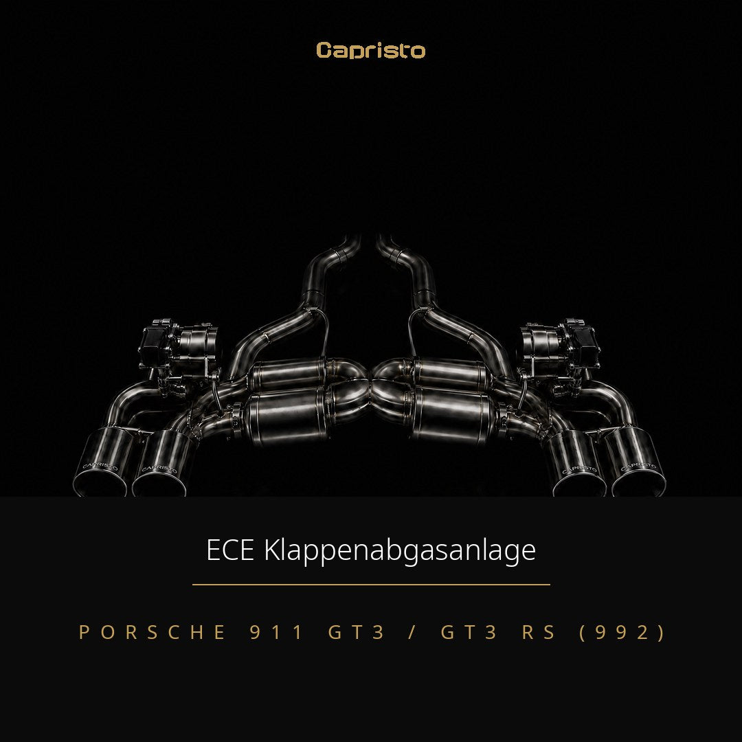ECE Capristo Klappenabgasanlage – Porsche 911 GT3 / GT3 RS (992)