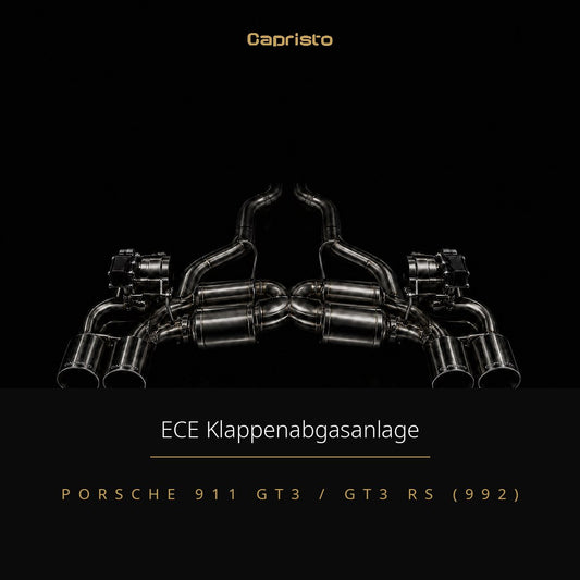ECE Capristo Klappenabgasanlage – Porsche 911 GT3 / GT3 RS (992)