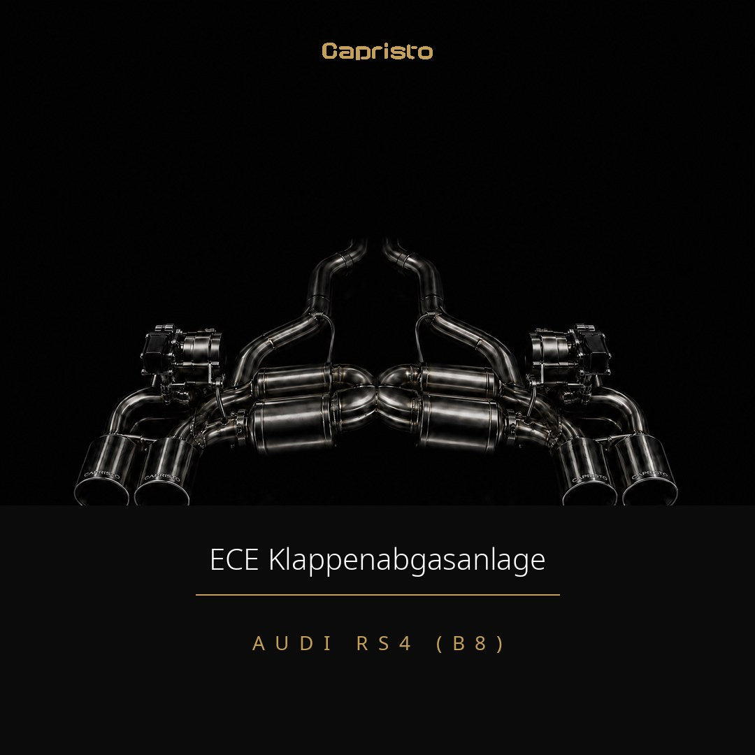 Capristo ECE Klappenabgasanlage – Audi RS4 (B8)