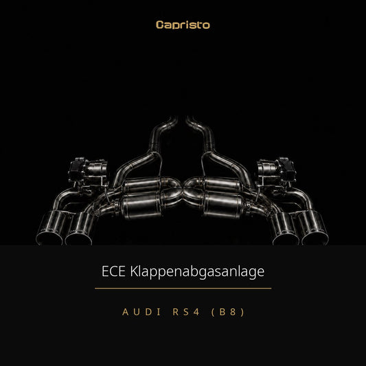 Capristo ECE Klappenabgasanlage – Audi RS4 (B8)