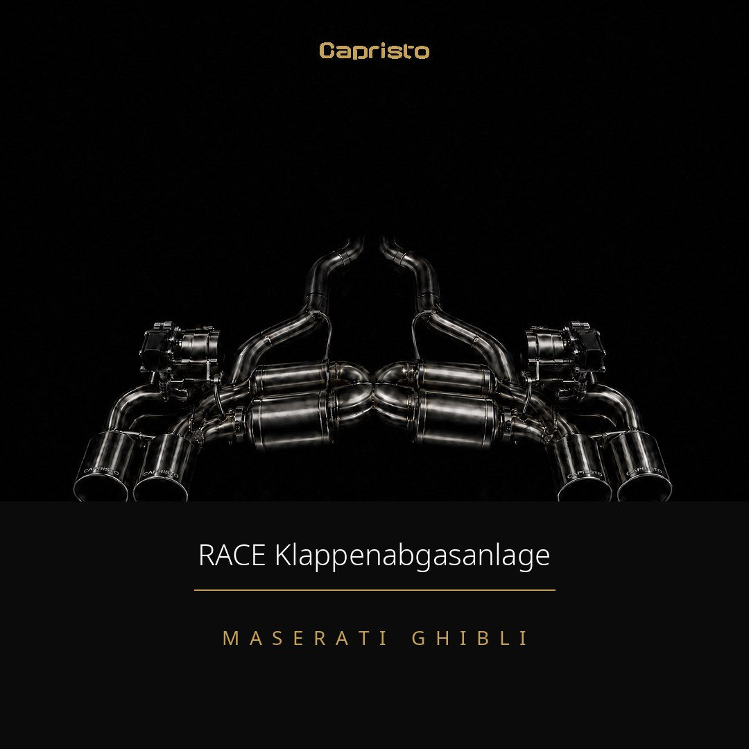 Capristo RACE Klappenabgasanlage mit CES-3 – Maserati Ghibli