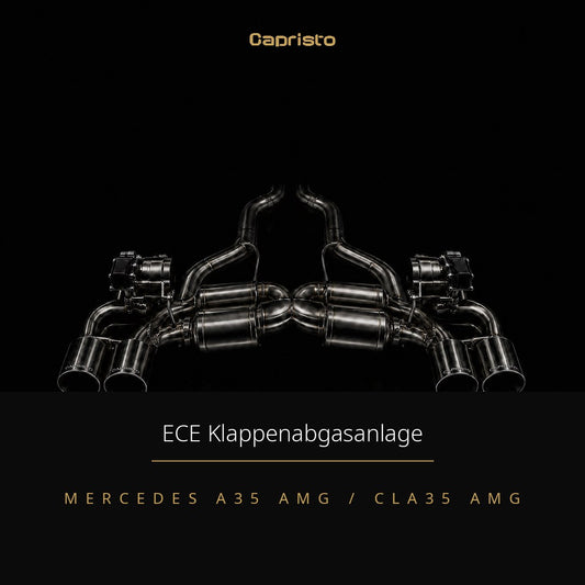 ECE Capristo Klappenabgasanlage – Mercedes A35 AMG (V177)