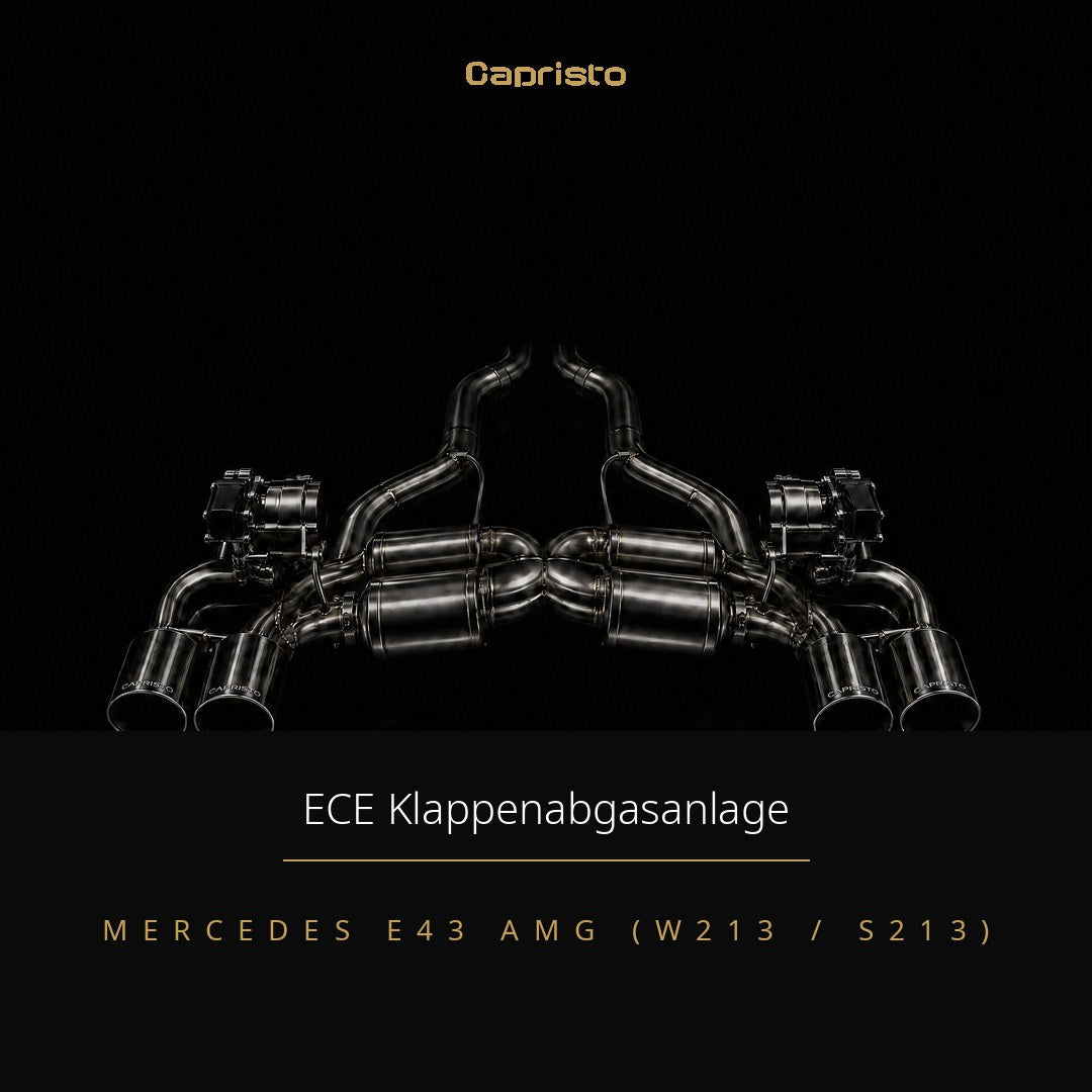 ECE Capristo Klappenabgasanlage – Mercedes E43 AMG (W213 / S213)
