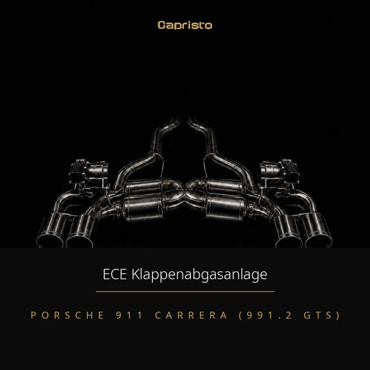 ECE Capristo Klappenabgasanlage – Porsche 911 Carrera (991.2 GTS)