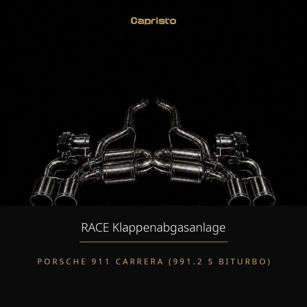 RACE Capristo Klappenabgasanlage – Porsche 911 Carrera (991.2 S Biturbo)